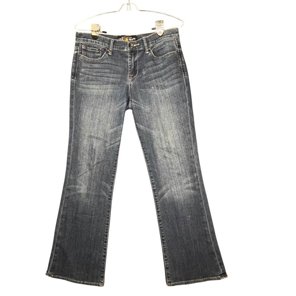Lucky Brand Sweet N Low‎ Bootcut Jeans Womens 4 Ankle Medium Wash Blue Denim